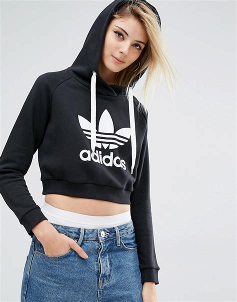 adidas originals jumper sale|adidas originals cropped sweatshirt.